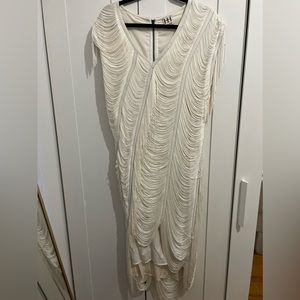 HH white fringe dress